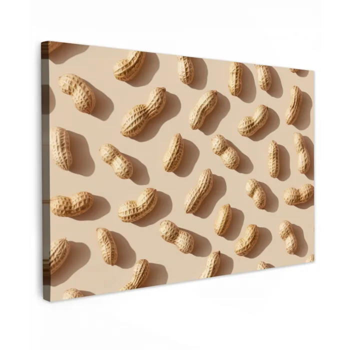 Pinda's - Patroon - Beige canvas 2cm klein -z3d