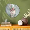 Kerstgnome - Cadeau - Groen Wandcirkel Organisch Forex 3mm klein -sfeer2