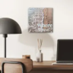 Where to next - Strand - Voetstappen plexiglas 5mm klein -sfeer6
