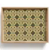 Ornament - Patroon - Groen Dienblad Rechthoek middel 911 -z3d_shopping