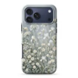 Bloemen - Botanisch - Blauw Toughcase MagSafe Apple iPhone 17 Pro Max klein -3d