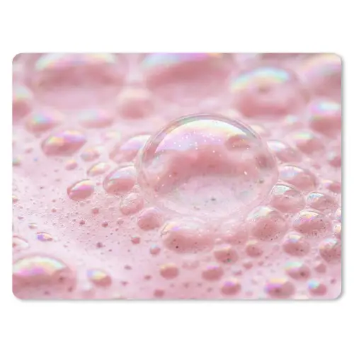 Schuim - Structuur - Roze muismat rubber klein -3d