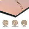 Glazen - Bloem - Roze aluminium wit klein -closeup_NL