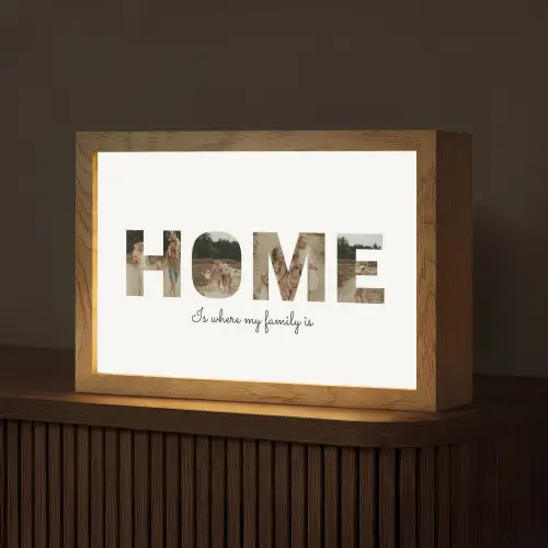 Home - Lettercollage Light Box met kabel (Tafellamp) klein -z3d_website