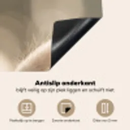 Hazestaartgras - Wit - Zonlicht Inductie beschermer vinyl 3mm middel -sfeer4
