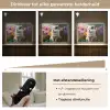 Puppy - Bloemen - Planten - Natuur - Husky Light Box met batterij (Wandlamp kind) middel -USP_dimbaarNL