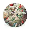 Kolibrie - Tuindecoratie - Vintage - Ernst Haeckel - Tuinposter Wandcirkel kunststof plaat 5mm dik klein -3d
