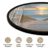 Doorkijk - Strand - Pad - Zonsondergang Fotolijst rond zonder passe partout klein -closeup_NL
