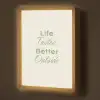 Tekst - Sierlijk - Letters - Groen Light Box met batterij (Wandlamp) middel -z3d_website