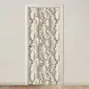 Slang - Patroon - Taupe deurposter klein 289 -3d_beige