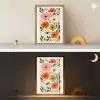 Veldbloemen - Stengels - Blaadjes - Groen Light Box met batterij (Wandlamp) middel -sfeer3_kind