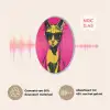 Kat - Art - Zonnebril - Roze Akoestische PET Vilt - Rond klein -USP_NL