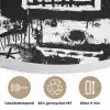 Vormen - Gezocht - Zwart - Abstract Akoestische PET Vilt - Rond klein -closeup_NL