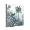 Jungle - Modern - Blauw - Groen aluminium wit klein -3d