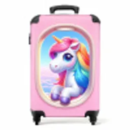 Eenhoorn airways NBS - Handbagage koffer - Unisex middel -productfoto_recht
