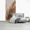 Rijk en pluizig pampagras uit de natuur fotobehang vinyl groot -slaapkamer
