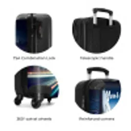 Slam dunk NBS - Handbagage koffer - Kinderen Unisex middel zzzzzzzbolletjes_ENG