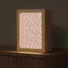 Giraffe - Lichtroze - Warm - Roze Light Box met kabel (Tafellamp) klein 925 -z3d_website