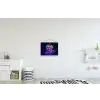 Quote - Neon - Disco - Druiven textielposter latten blank klein -kinderkamer