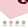 Nice - Uitroepteken - Roze poster papier klein -tcloseup_DE