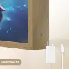 Schildpad - Dier - Galaxy - Ruimte Light Box met batterij (Wandlamp kind) middel -USP_websiteoplaadbaarNL