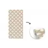 Patroon - Symmetrisch - Beige fotobehang vinyl groot 64 -3d