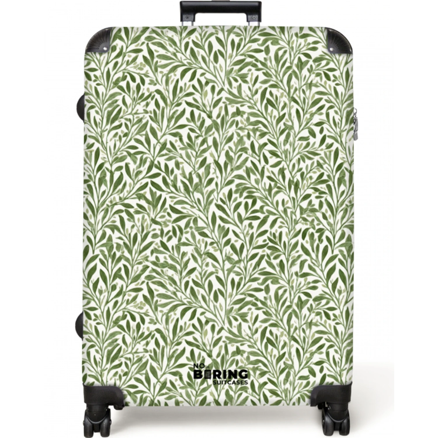Botanisch - Takken - Groen NBS - Large koffer - Volwassenen Unisex groot -zzzzzzzzkaufland2