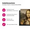Mona Lisa - Kat - Leonardo da Vinci - Vintage - Kunstwerk - Oude meesters - Schilderij Inductie beschermer vinyl 3mm middel -zzzzzzz-lf-ups