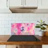 Discobal - Pink - Verf keuken achterwand spatscherm klein -sfeer2