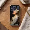Vrouw - Barokjurk - Kauwgom Telefoonhoesje iPhone 17 Pro klein -sfeer1