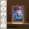 Schildpad - Dier - Galaxy - Ruimte Light Box met kabel (Kinderlampje) klein -USP_NL