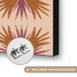Ornament - Patroon - Oker Textielframe zwart klein 947 -USP_ophangsysteemNL