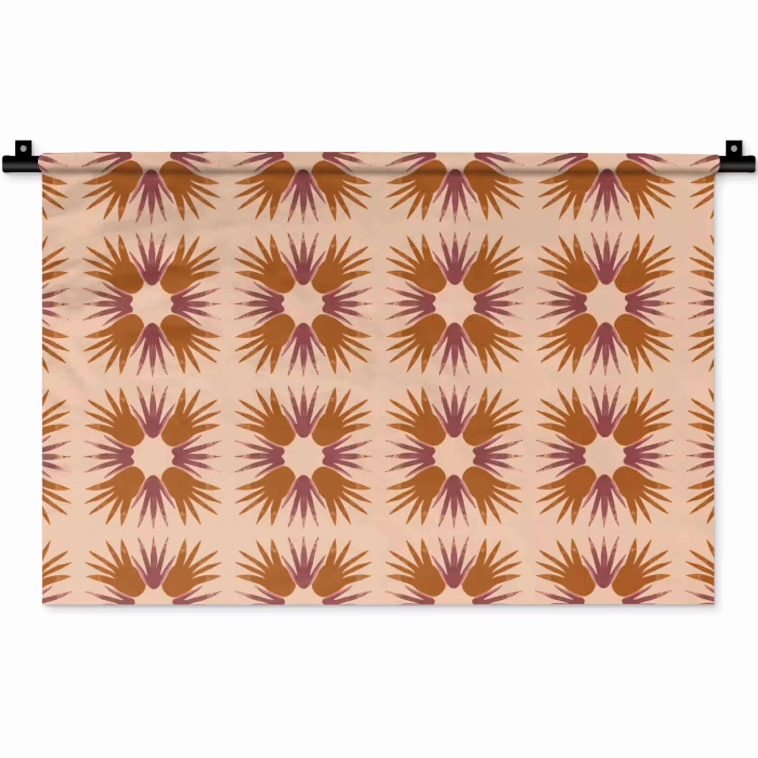 Ornament - Patroon - Oker Wandkleed katoen klein 269 -zz3d
