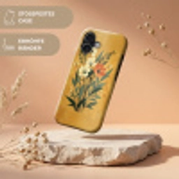 Bladeren - Boeket - Bloemen - Geel Toughcase MagSafe Apple iPhone 17 klein -USP_RandenV_DE