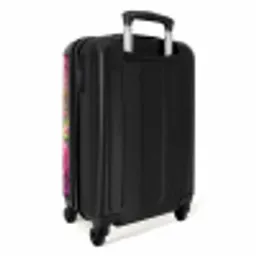 Roze regenboogkatje NBS - Handbagage koffer - Kinderen Unisex middel -achterkant