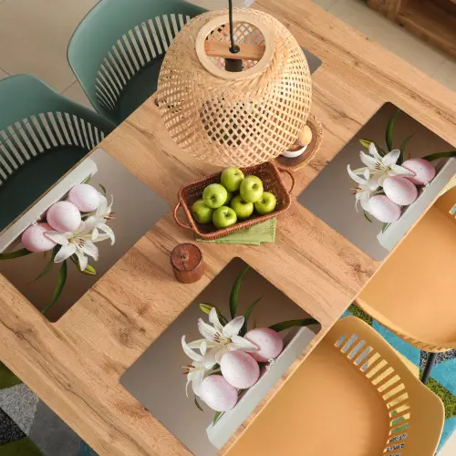 Lelies - Eieren - Pasen Placemat vinyl groot -zzsfeer5_Kitchenyeah-website