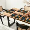 Portret - Abstract - Vormen Placemat vinyl groot -zzsfeer4_Kitchenyeah-website