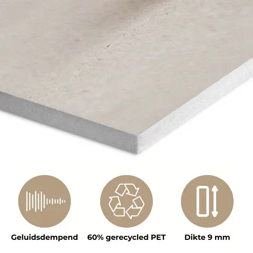 Schelp - Spiraal - Beige PET vilt klein -closeup_NL