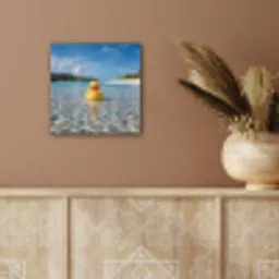 Tropisch - Badeend - geel aluminium wit klein -sfeer4