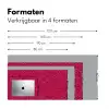 Vloeiend - Verf - Texturen - Rood Muismat XXL klein 681 -sfeer5
