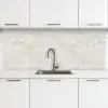 Muur - Wit - Bakstenen keuken achterwand 2 middel 871 -3d