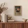 Koptelefoon - Bruin - Verf - Vintage Light Box met kabel (Tafellamp) klein -sfeer2