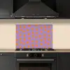 Paars - Oranje - Perzik keuken achterwand spatscherm klein 900 -sfeer1