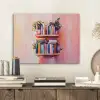Planken - Boeken - Bladeren PET vilt klein -sfeer1