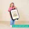 Voetbal in een goal Kinderkoffer - Zwart klein -sfeer2_UK