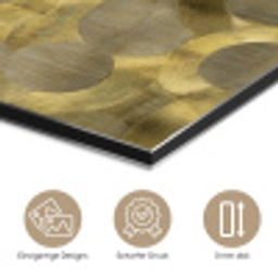 Modern - Geometrisch - Goud aluminium wit klein 46 -closeup_DE
