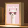 Lama - Zonnebril - Roze Light Box met kabel (Kinderlampje) klein -zzz_3d_website