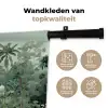Tropische tuin - Koepelgebouw - Bloemen Wandkleed katoen klein -sfeer2