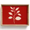 Silhouet - Bladeren - Tak Dienblad Rechthoek middel -z3d_shopping