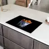 Kip - Bucket - Delfts blauw - Lekker Inductie beschermer vinyl 3mm klein -sfeer8